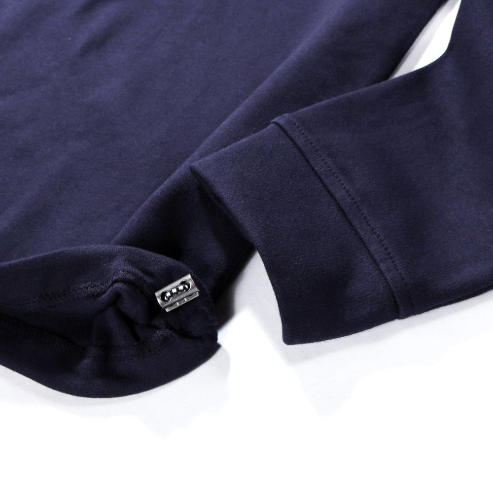 MEN'S A.P.C. BELGRADE SWEATSHIRT Navy Blue Large - Picture 5 of 7